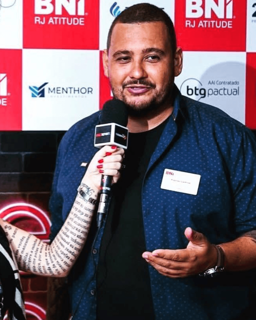 Raphael Lanfredi em entrevista no BNI