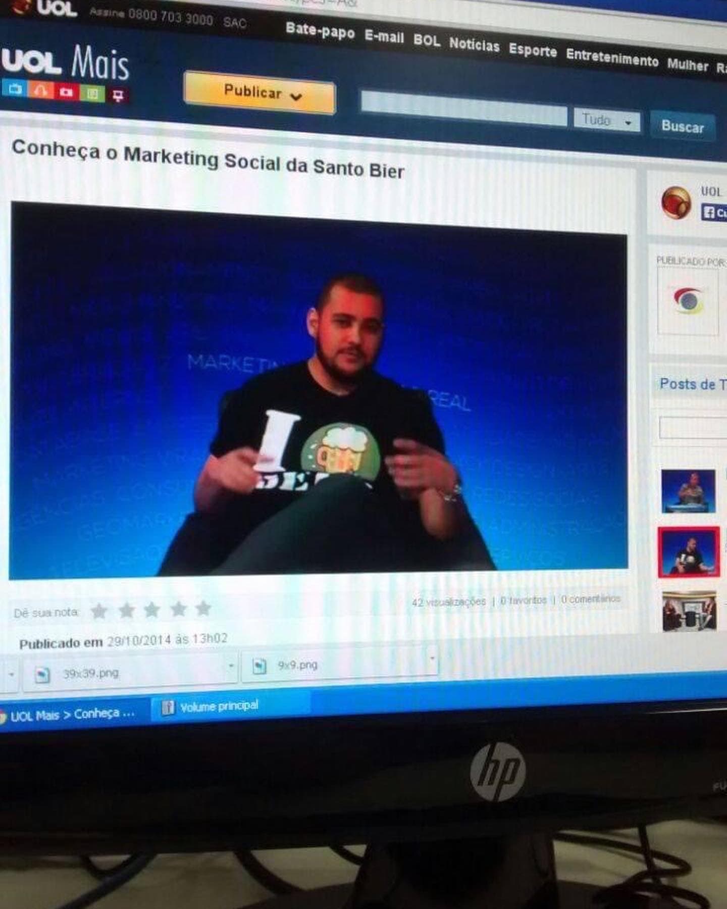 UOL — Marketing Social Santo Bier